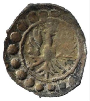 Fundmünze, Pfennig (Schüsselpfennig), Anfang des 17. Jh.