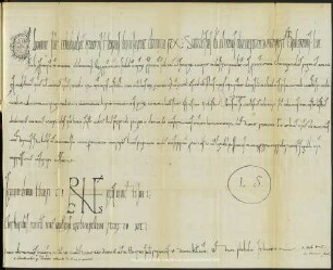 K.S. Staatsarchiv zu Dresden Urkunde Nr. 15