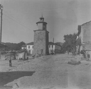 Turm : Blick auf einen Turm.