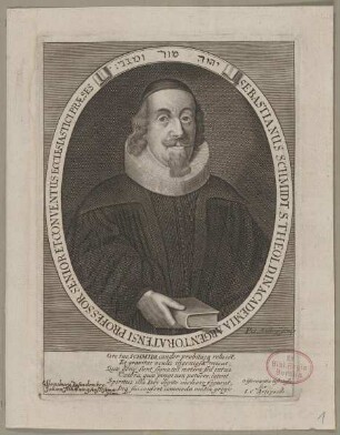 Bildnis des Sebastianus Schmidt