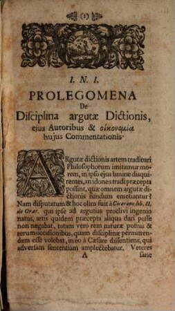 De arguta Dictione tractatus : quô artis argute dicendi Scriptores tàm veteres, quâm recentiores cum censura exhibentur, & de Argutiarum principiis ... inspersis ubique exemplis, agitur