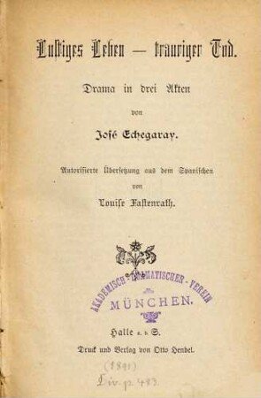 Lustiges Leben - trauriger Tod
