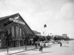 Internationale Pelz- und Jagd-Ausstellung, Leipzig 1930, 31. Mai bis 30. September : Eingang zur Jagdausstellung