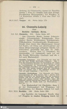 46. Chemnitz - Leipzig : über Rochlitz - Geithain - Borna
