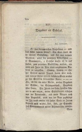 XXV. Dagobert an Eichthal. - XXVIII. Montmartin an Eichthal.