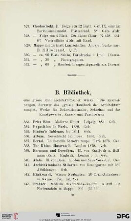 Bibliothek (Nr. 533-726)
