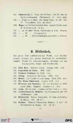 Bibliothek (Nr. 533-726)