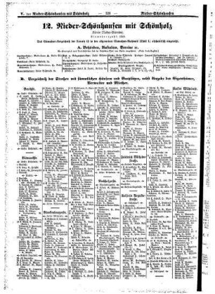 12. Nieder= Schönhausen mit Schönholz