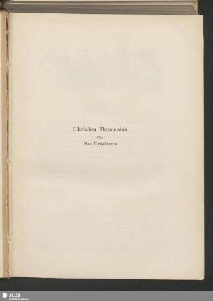 Christian Thomasius
