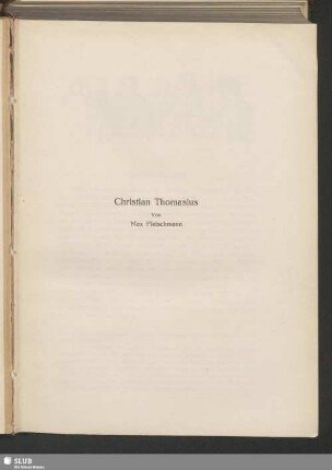 Christian Thomasius