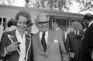 24. Tagung 1974 Chemiker; Maikäferrede: Frau Herzberg, Gerhard Herzberg
