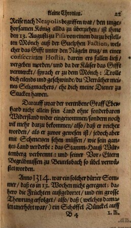 Würtembergische kleine Chronika