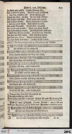 (Der CI. 101. Psalm - Der CX. 110. Psalm)