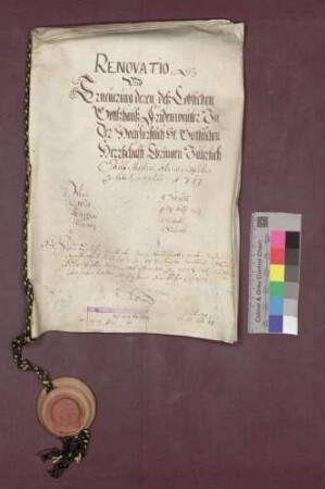 Die Einkünfte des Klosters Friedenweiler zu Ebringen werden renoviert.