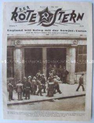 Proletarische Halbmonatszeitschrift "Der Rote Stern" u.a. über den Roten Frontkämpferbund