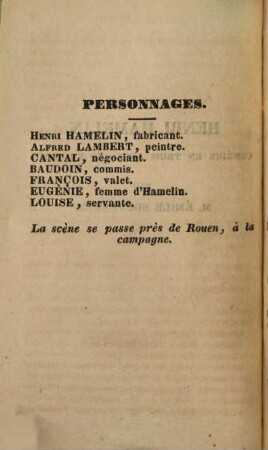 Henri Hamelin : [comédie en trois actes et en prose]