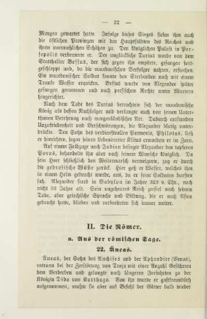 a. Aus der römischen Sage