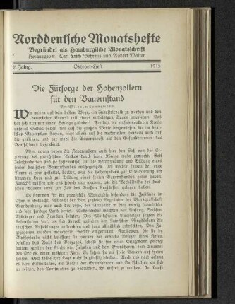 Oktober-Heft