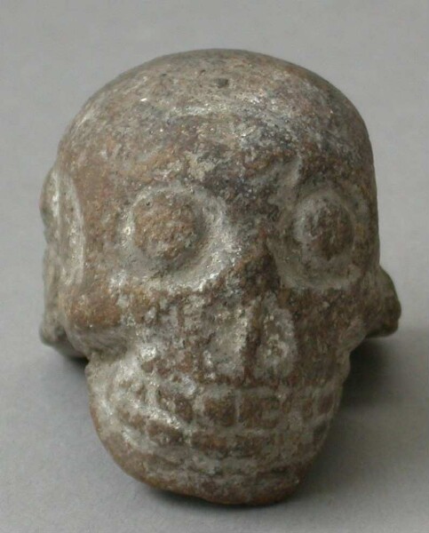 Clay skull