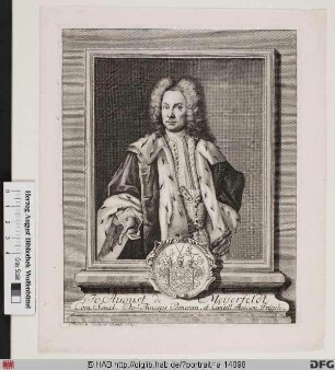 Bildnis Johann August Meyerfeldt (1705 von, 1713 Graf von Nehringen)