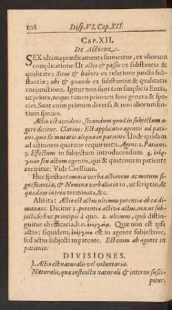 Cap. XII. De Actione.