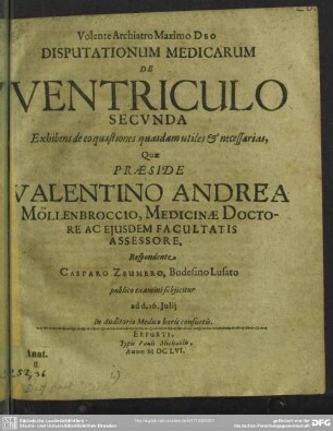 2: Exhibens de eo quaestiones quasdam utiles et necessarias