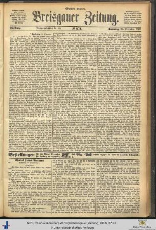 20.11.1898 (Erstes Blatt)