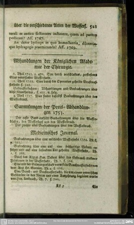 Sammlungen der Preis-Abhandlungen 1753