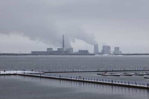 Hafenanlage Bärwalder See und Kraftwerk Boxberg