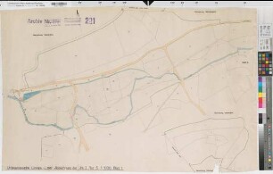Linnepe (Sundern), Umlegung Linnepe-Weninghausen, Urkarte I Flur 5,1 Abzeichnung