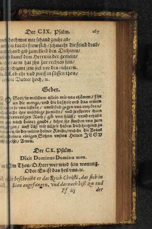 Der CX. Psalm.