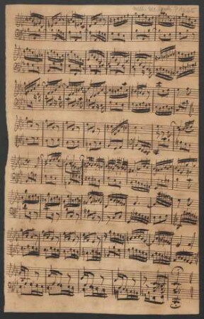 Partiten. Fragmente; cemb; c-Moll; BWV 826