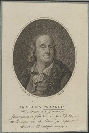 Bildnis des Benjamin Franklin