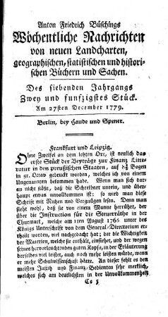 Zwey und fünfzigstes Stück