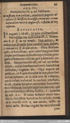 Ad L.VII. Pomponius lib. 3. ad Sabinum