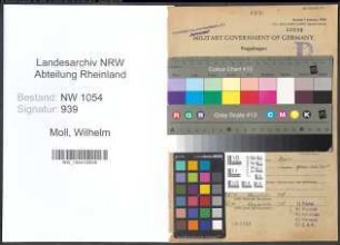 Entnazifizierung Wilhelm Moll , geb. 10.12.1884 (Lademeister)