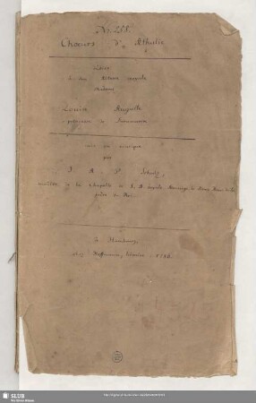 Athalie - Mus.3537-F-500 - Mus.3537-F-500a : V (3), Coro, orch