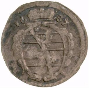 Münze, Dreier (NZ), 1687
