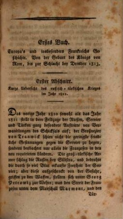 Universal-Geschichte unsers Zeitalters seit dem Anfange der französischen Revolution : nebst Anekdoten. 5. (1814). - 319 S.