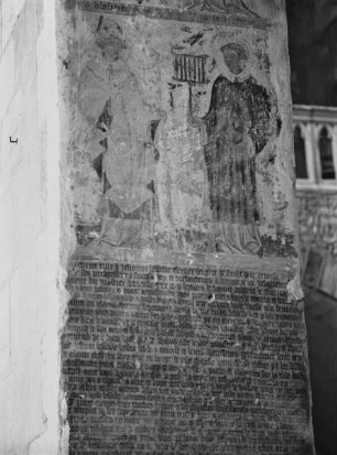 Die Heiligen Antonius, Léger, Blasius und Laurentius