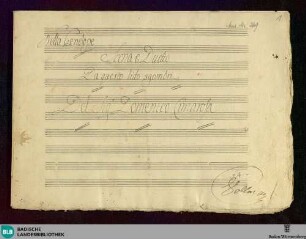 Penelope. Excerpts - Don Mus.Ms. 269 : V (2), orch