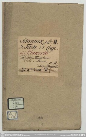 Sonatas - Mus.2174-O-4 : iSol: recorder (2), strings, bc - e