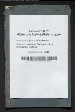 Erblasser: Loewenstein, Isaac: Testament