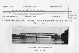 Eisenbahnbrücke Mainz-Nord/Rhein