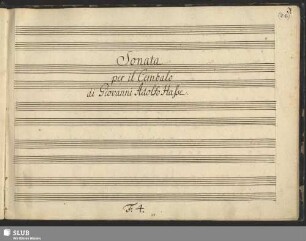 [4.] 3. Sonata per il Cembalo [G-Dur]