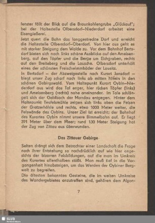 Das Zittauer Gebirge