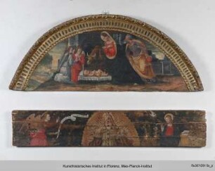 Gottvater und die Verkündigung an Maria