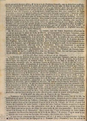 Nouvelles extraordinaires de divers endroits. 1794, 1794