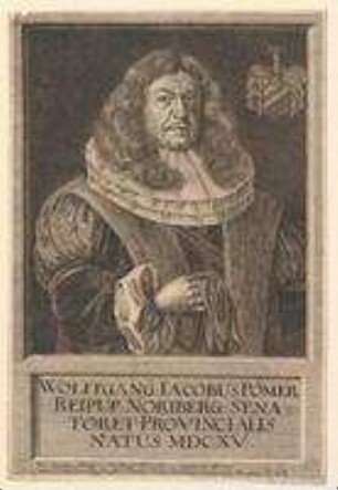 Wolff Jacob (II.) Pömer, Ratsherr und Landpfleger; geb. 1615