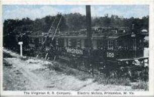 Ansicht einer amerikanischen Eisenbahn